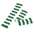 thumbnail image 4 of Men's Women's Winter Striped Pattern Knitted Yarn Warm Boot Leg Guards Foot Pile Socks, 4 of 4