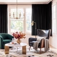 thumbnail image 5 of NICETOWN Black 100% Blackout Curtains, 2‑Layer Thermal Insulated Window Panels, 52" W x 63" L, 2‑Panel Set, 5 of 8