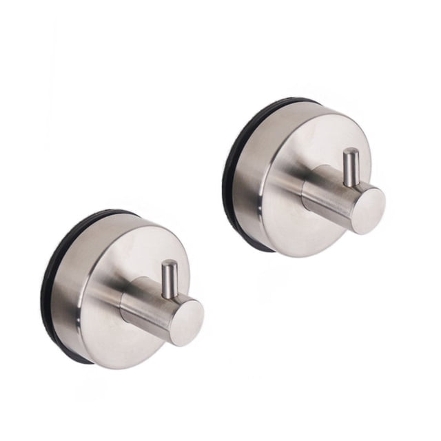 BUYISI Suction Cup Hooks Shower Hooks Super Suction For Kitchen Bathroom Restroom Brushed