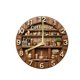 thumbnail image 4 of Reloj de pared redondo con diseño de taza de café y frijoles, silencioso y estético. 20 centímetros, 4 of 9