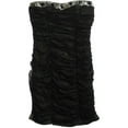 thumbnail image 1 of BCX Robe d'Été Sans Bretelles Doublée pour Femmes, Noire, 9, 1 of 1