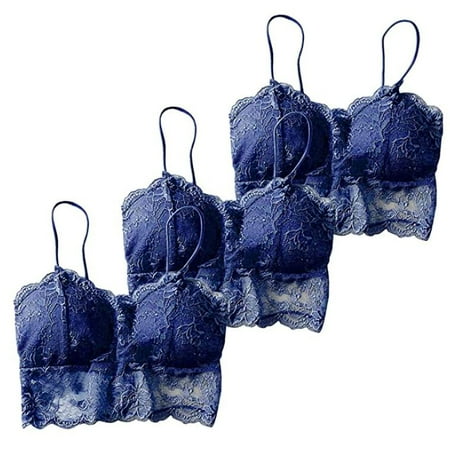 

TIANEK Unpadded Bralette for Women Casual Strap Sexy Breathable Mesh Running Everyday Underwear Clearance