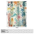 thumbnail image 4 of Orinice Dolphin Octopus Sea Life Warm Lightweight Blanket Soft Fleece Blankets  All Seasons Sofa Decor Cow Gifts Blanket 50x60in, 4 of 6