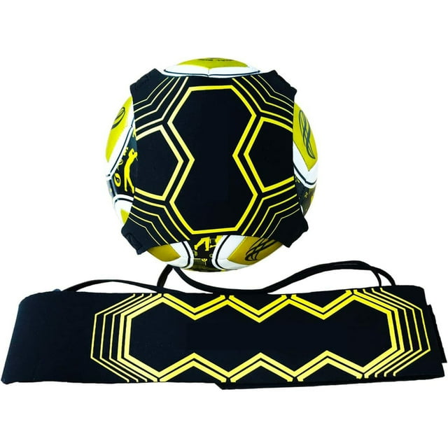 Multi-Aspect Training Soccer Trainer, Adaptable Environments for Enhanced Solo Sessions, Universal Ball Sizes Assuring Compatibility, Ergonomic Design with Breathable Material for Full Sizes