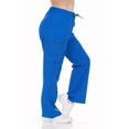 thumbnail image 3 of HEAL+WEAR Women's Straight-Leg Scrub Pants Elastic Drawstring Waist 4-Way Stretch Wrinkle-Resistant Medical, 3 of 5