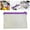 Purple, variant on 1pc Clear PVC Zipper Bag, Portable Pencil Case for Exam, Transparent Pencil Pouch Makeup Bag for Stationery Travel, Soft Waterproof, Easy to View & Access, Organization And Storage Solution, Orange
