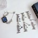 thumbnail image 4 of Crystal Beads Strap for Apple Watch Series 10 9 8 7 SE 6 5 4 3 2 1 42mm 41mm 40mm 38mm Sliding Brace, 4 of 4