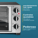 thumbnail image 2 of Horno tostador de encimera de doble puerta francesa Elite Gourmet ETO2530M, 2 of 7