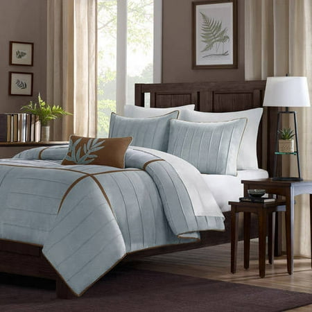Home Essence Lancaster 4-Piece Microsuede Comforter Set