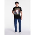 thumbnail image 2 of Dan Da Dan Men's Turbo Granny Cotton Graphic Tee with Short Sleeves, Sizes S-XL, 2 of 5