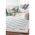 thumbnail image 2 of nuLOOM Stasia Soft & Plush Shag Area Rug, 5' 3" x 7' 6", Baby Blue, 2 of 4