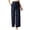 BM02-Navy Blue, variant on Women Casual Wide Leg Pants High Waisted Business Work Casual Pants Loose Flowy Beach Palazzo Pants