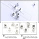 thumbnail image 4 of 100 tapones para los oídos con forma de disco volador, con forma de bala, de metal y plástico., 4 of 6