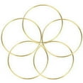 thumbnail image 2 of METAL GOLD RINGS 6 inch- Pack of 5, By Better Crafts, 2 of 2