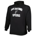 thumbnail image 2 of Men's Black San Antonio Spurs Big & Tall Heart & Soul Pullover Hoodie, 2 of 3