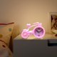 thumbnail image 4 of Reloj Despertador para Dormitorio,Reloj de Escritorio Silencioso en Forma de Bicicleta,7.01x4.72x2.36In Plástico Operado Por Batería Azul para Niños Sala de Estudio Reloj Despertador para Niños,Decora, 4 of 6