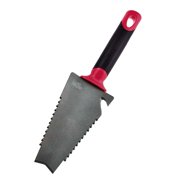 Root Slayer 17011 Heavy Duty Steel Garden Trowel with Serrated Blade and Holster