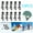 L, variant on 10PCS Ski Mask Helmet Clips, ABS Plastic Mask Hooks, Universal Snowboard Helmet Mask Holders, Quick Install Anti-Scratch Comfortable Mask Attachment Clips, for Skiing Snowboarding