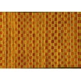 thumbnail image 1 of Ahgly Company Machine Washable Indoor Rectangle Abstract Yellow Modern Area Rugs, 5' x 7', 1 of 4