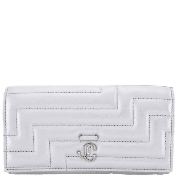 Jimmy Choo Martina JC Emblem Nappa Leather Continental Wallet