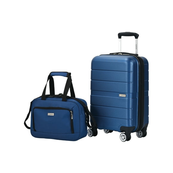 Maleta de Mano de 20 Pulgadas Rigida Expandible Con Neceser Impermeable Carry On