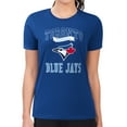 thumbnail image 4 of Women's G-III 4Her by Carl Banks Royal Toronto Blue Jays Super-Slim Fit Lightweight Team Logo Graphic T-Shirt, 4 of 5