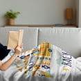 thumbnail image 3 of School Bus Soft Flannel Fleece Blanket, Creation Discovery Knowledge Experiment Art Reading Sport Doodle with Typography, Cozy Plush for Indoor and Outdoor Use, 50" x 60", Multicolor, by Ambesonne, 3 of 5
