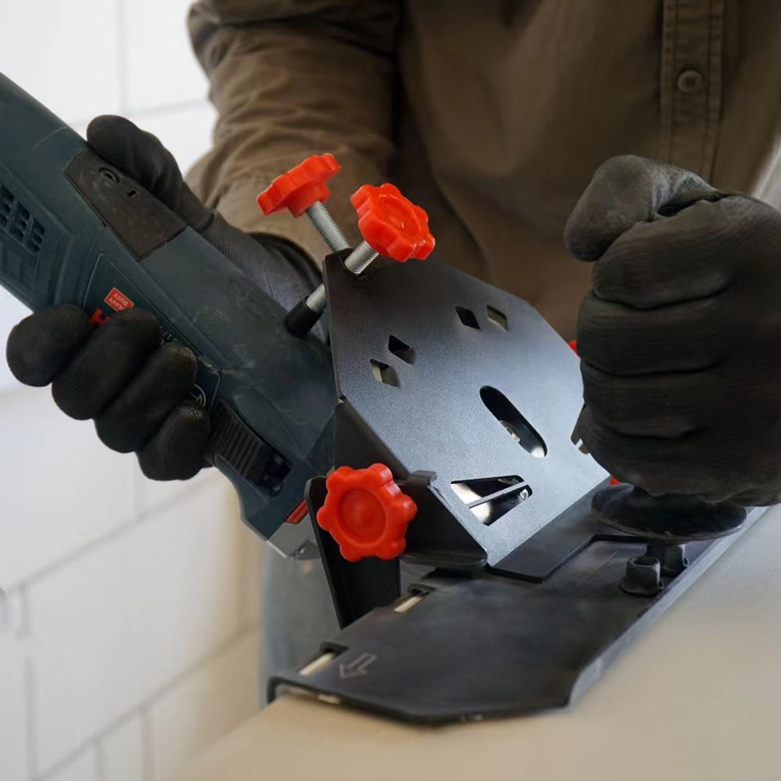Xinyolin 45 Degree Chamfer Tool for Ceramic Stone Marble Flooring Cutter Standard Bevel Angle Easy Installation Tiles Cutting Tool for Glass