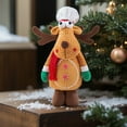 thumbnail image 4 of Christmas Fabric Reindeer Decor, 17" Plush Characters with Knit Sweater, Gift for Xmas Home Decor, 4 of 6