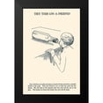 thumbnail image 2 of Retromagic 17x24 Black Modern Framed Museum Art Print Titled - Try This on a Friend - Corked, 2 of 5