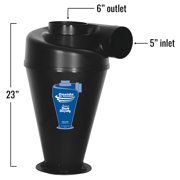 Oneida Air Systems Super Dust Deputy 4/5 Deluxe Cyclone Kit, Black