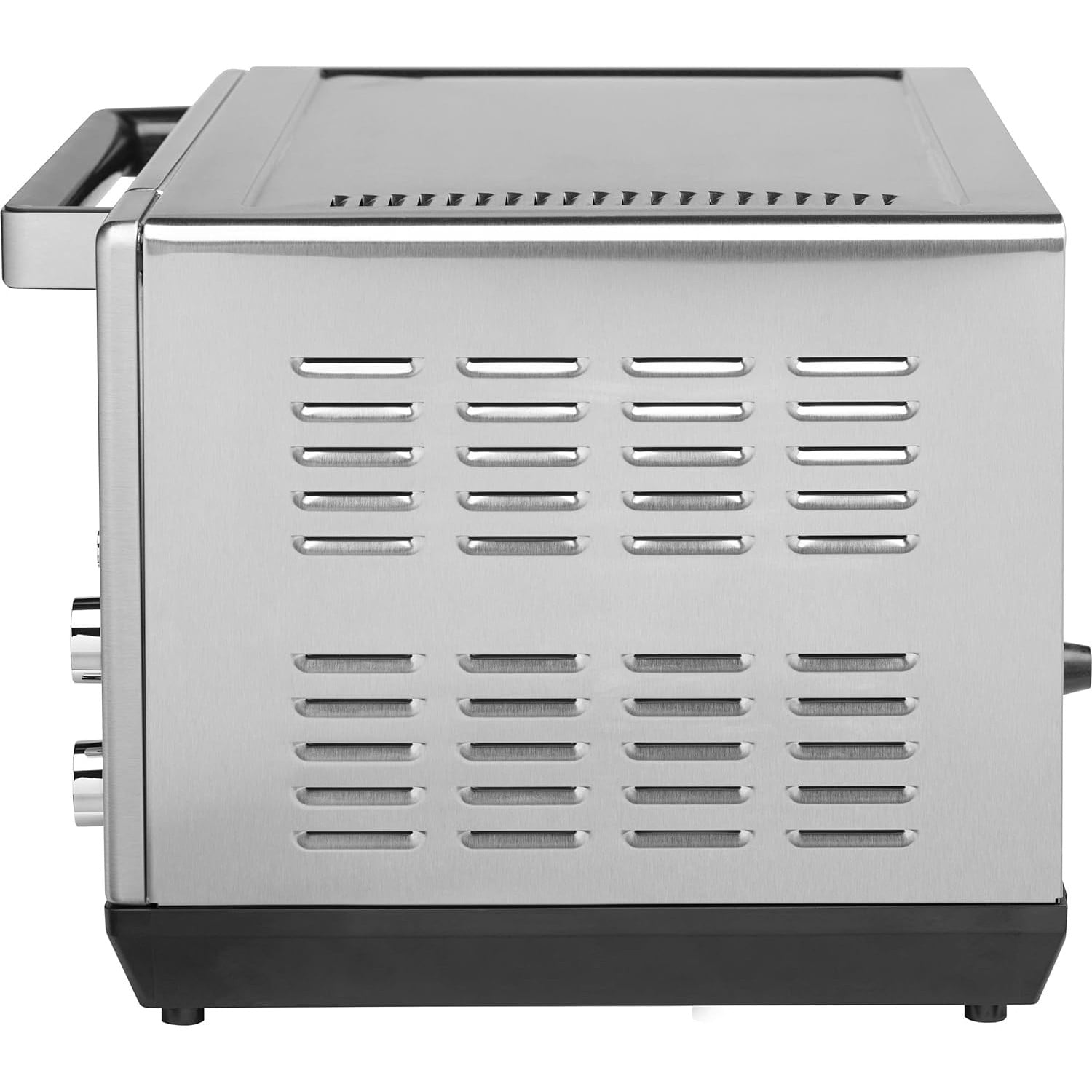 GE - Quartz 6-Slice Toaster Oven with Convection Bake - Stainless Steel