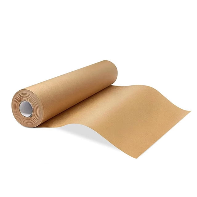 Rollo de Papel Pergamino para Hornear 38cm x 61m, Papel Encerado de Hornear Sin Blanquear con Cortador Dentado, Parchment Paper Encerado para Alimentos para Freidora de Aire, Hornos, Microondas