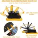 thumbnail image 4 of Foco LED recargable, focos LED de 30 W con panel solar, luz de trabajo portátil, luces de seguridad de emergencia, foco resistente al agua para reparación de automóviles, pesca, camping Dontodent Kuyhfg Sin marca, 4 of 5
