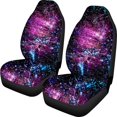 thumbnail image 1 of Car Seat Protector - All Seasons Universal Fit for Two Front Seat Covers Galaxy Nebula Universe Series Auto Seat Cushion Interior Car Accessories - 100% Breathable, 1 of 3