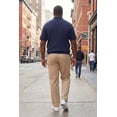 thumbnail image 3 of KingSize Men's Big & Tall Relaxed Fit Wrinkle-Free Expandable Waist Pleated Pants, 3 of 5