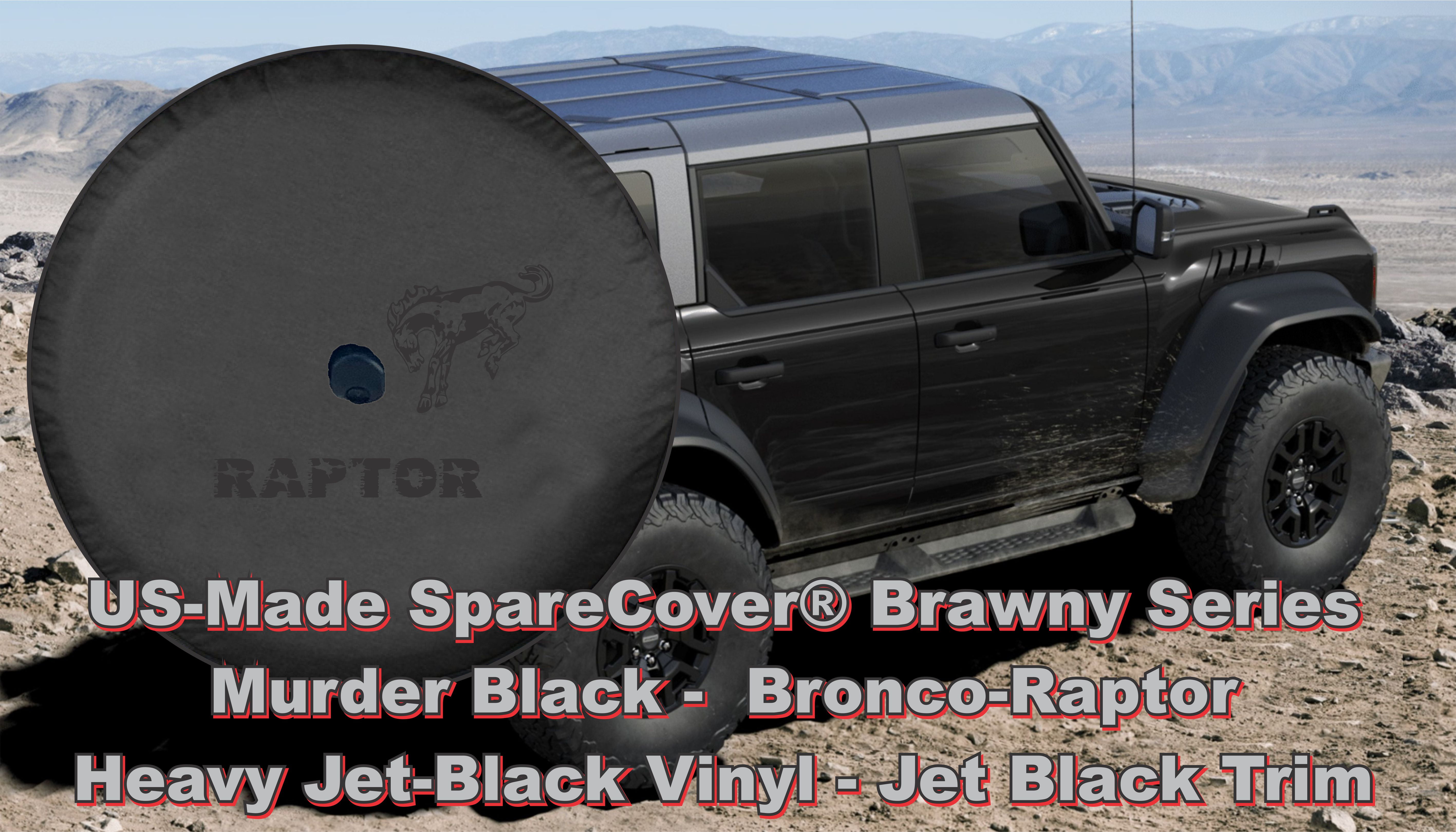 Brawny RAPTOR 37in Murder Black Edition US Made SpareCover® Brand