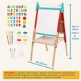 thumbnail image 5 of Battat All-in-One Art Easel 60 Pieces and 2-Sided Board for Toddlers Kids 3 Years Old, 5 of 9