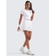 thumbnail image 3 of Falda CRZ YOGA Mini Plisada de Cintura Alta Blanca Talle M, 3 of 6