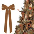 thumbnail image 6 of 12Pcs Velvet Bows Christmas Tree Decorations,5in x 10in Xmas Ornaments for Tree Home Birthday Party Front Door Wedding Holiday Decor, 6 of 10