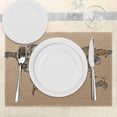 thumbnail image 3 of Ambesonne Modern Place Mats Set of 4, Old Hipster World Map, Standard Size, Grey and Brown, 3 of 6