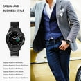 thumbnail image 6 of CIRUTVAL Samsung Galaxy Watch 6 Band Classic 43mm 47mm 40mm 44mm, Samsung Galaxy Watch 5 Band Pro 45mm 40mm 44mm,Galaxy Watch 4 Band Classic 40mm 44mm 42mm 46mm, 20mm No Gap Band Stainless Steel Metal, 6 of 8
