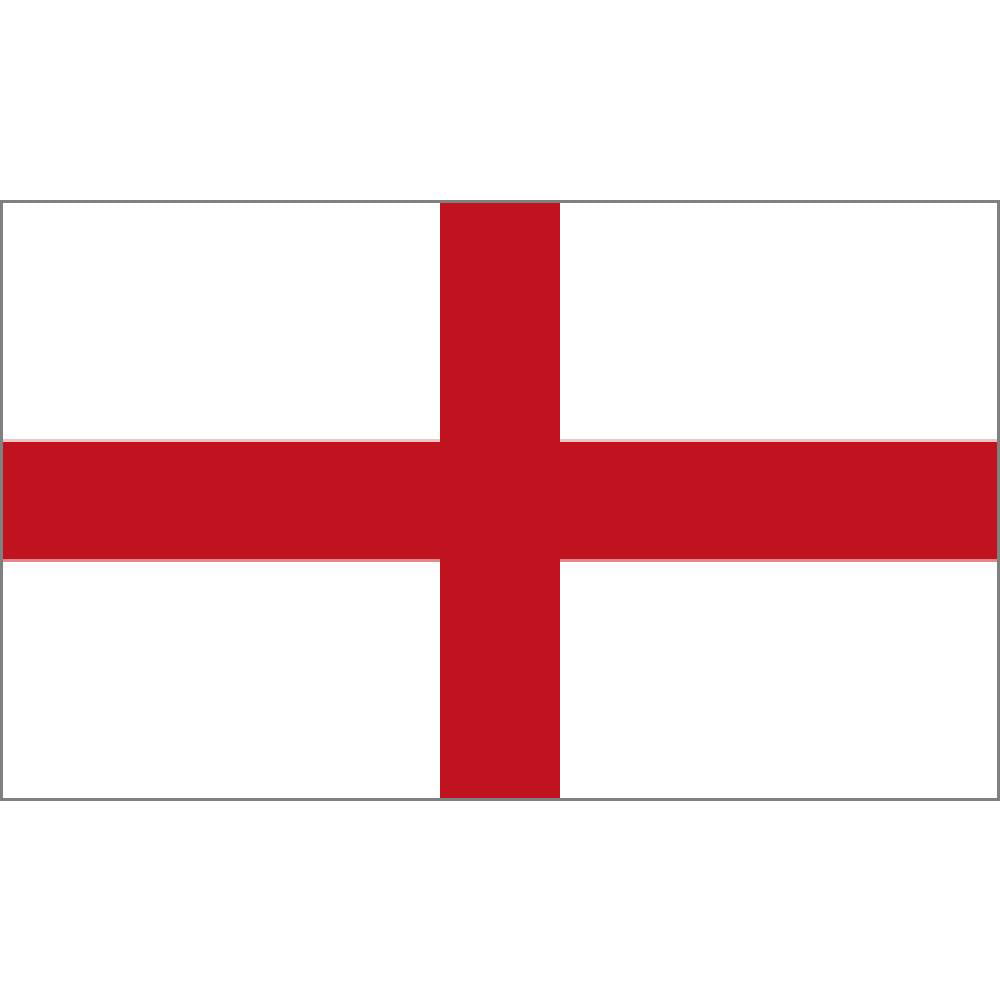 George's Cross Stick Flag 12x18 12"x18" Wholesale Lot of 6 England St 