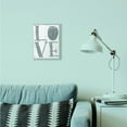 thumbnail image 2 of Stupell Industries Love Kids Family Home Paint Texture Neutral Gray Word Design Framed Wall Art by Daphne Polselli, 2 of 8
