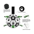 thumbnail image 2 of Tignapoo Interactive Dog Soccer Ball with Grab Tabs, Durable Water Play Toy, Perfect for Fetch and Tug Games, Eco-Friendly PU Material, Includes Pump and Needle Adapter, 2 of 2