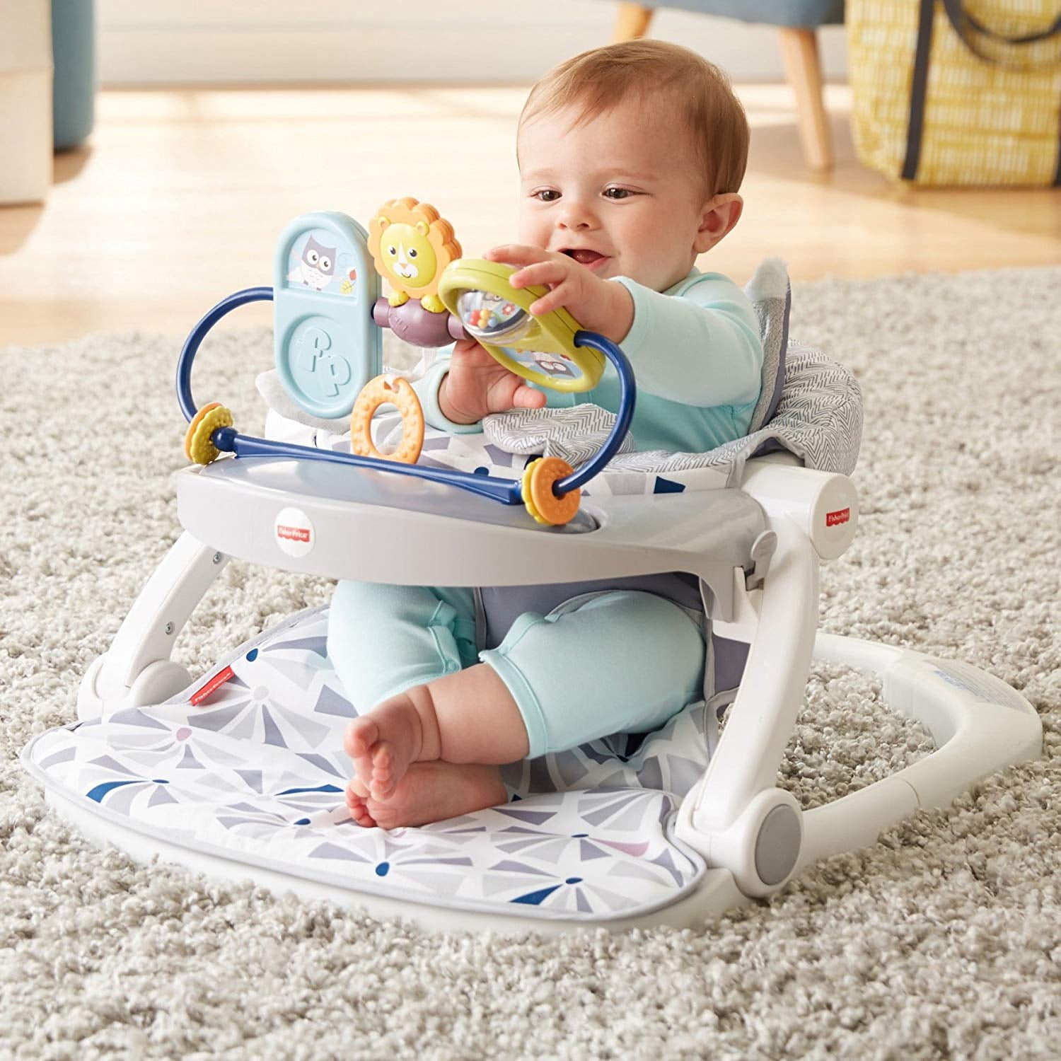 fisher price sit me up floor seat with tray walmart