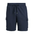Athletic Works Men's Fleece Cargo Shorts, Sizes S3XL
