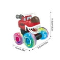thumbnail image 2 of Monster Truck Toy – Motion-Activated Light-Up Car with LED Glow Wheels, Press-and-Go Dinosaur Monster Rover,Durable Push Vehicle, High-Speed Lighted Truck for Racing Play,Birthday Christmas Gift Idea, 2 of 6