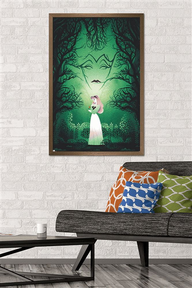 Disney Princess - Sleeping Beauty - Good vs Evil Wall Poster, 22.375" x 34", Framed