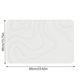 thumbnail image 3 of TAROFISH Diatomaceous Earth Bath Mat 15.75x23.62 Inch Fast Absorbing Quick Dry Bathroom Rug Non-slip Shower Mat Stone Bath Mat for Bathroom Floor,Light Gray,1PC, 3 of 7